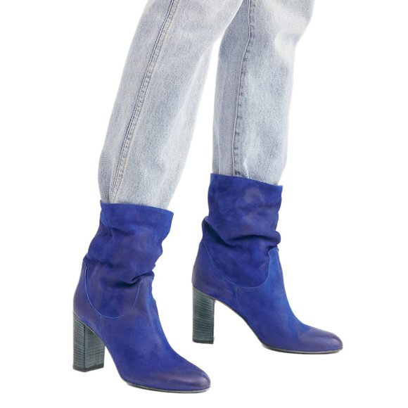 FREE PEOPLE Dakota Heeled Boots sz 37 NEW - Picture 1 of 7